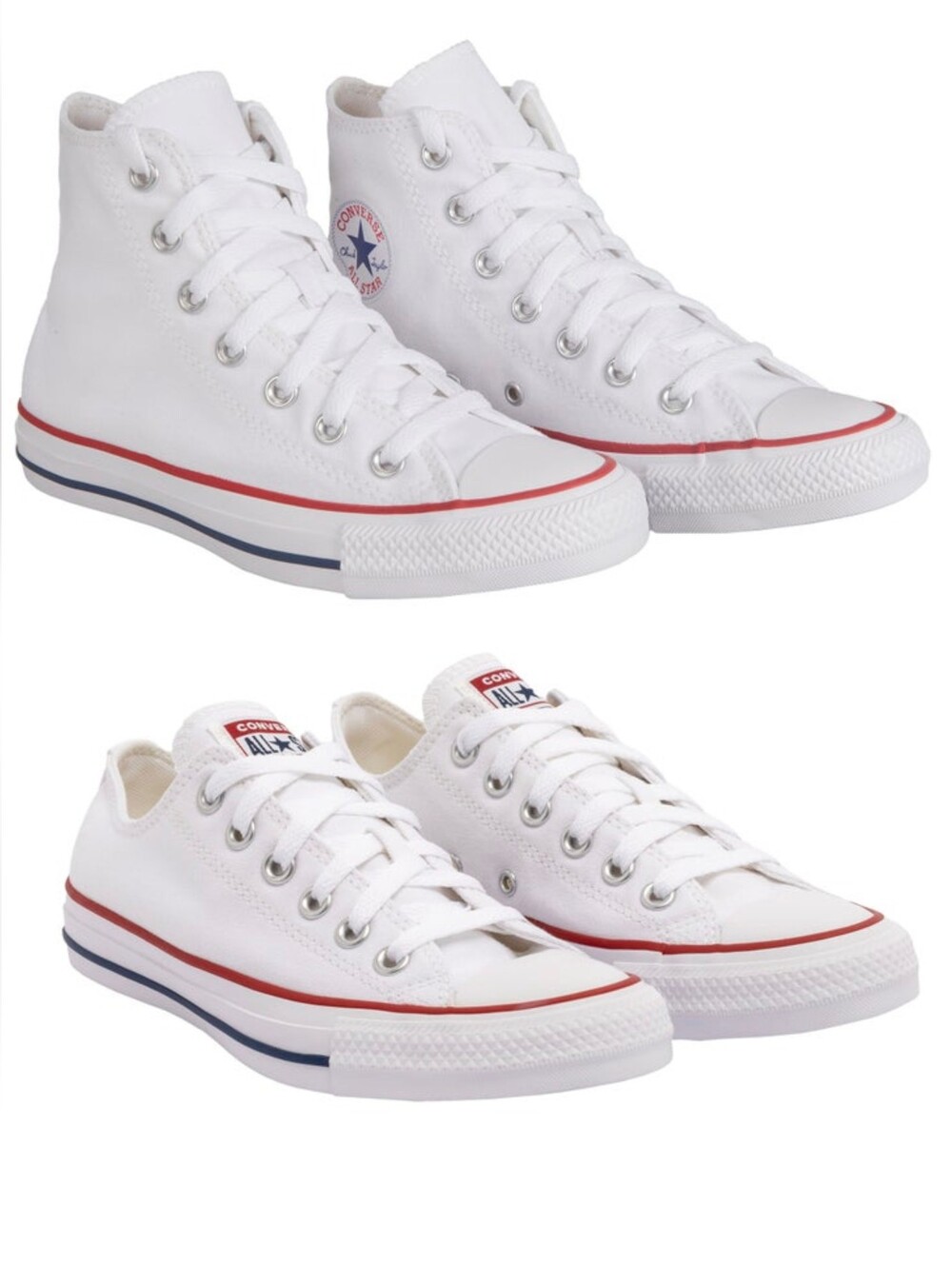 Bundle of 2! New Converse Chuck Taylor Hi/Low-Top Sneaker Shoes Unisex Size 8/10